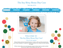 Tablet Screenshot of itsybitsyhomedaycare.com